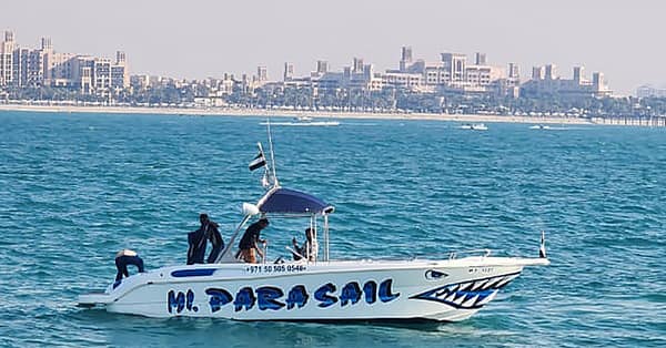 Parasailing In The Middle Of The Sea At 500ft For One Or Two Dubai - Image 3