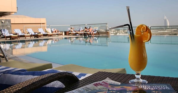 Pool And Fitness Facilities Access At Pool Bar At 4* Two Seasons Hotel Dubai - Image 2
