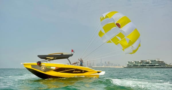 Soar Above Dubais Coastline With 30-Minute Parasailing For One Or Two Dubai - Image 2