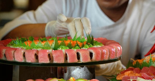 Sushi And Sashimi At Cafe Sushi At 4* Two Seasons Hotel Dubai - Image 3