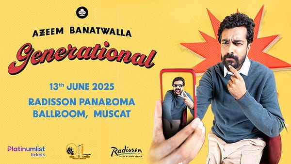 Azeem Banatwalla Stand up comedy in Muscat - Comedy Events - Image 2