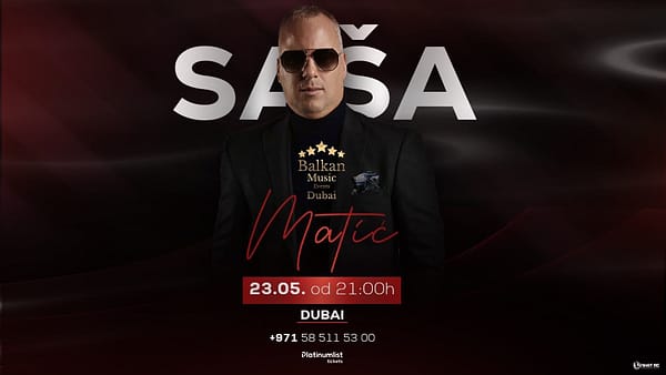 Sasa Matić Exclusive Live Concert in Dubai - Concerts - Image 2
