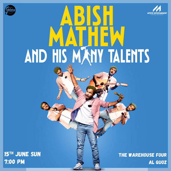 Abish Mathew Live in Dubai Desi Events