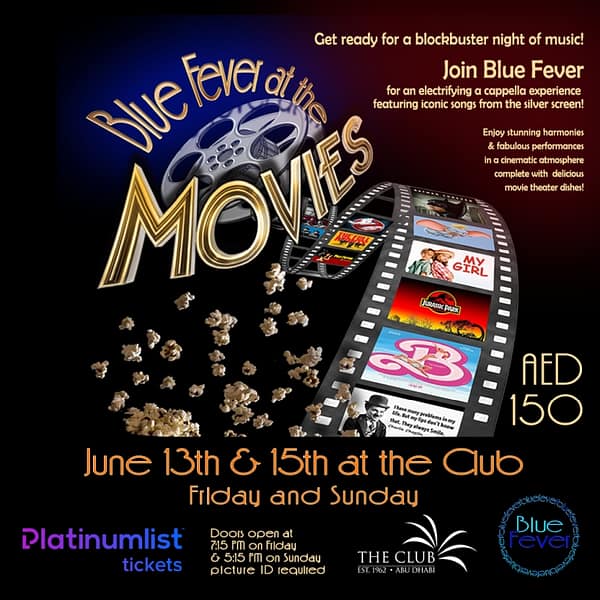 Blue Fever at the Movies – A Night of Cinematic A Cappella Magic! Concerts