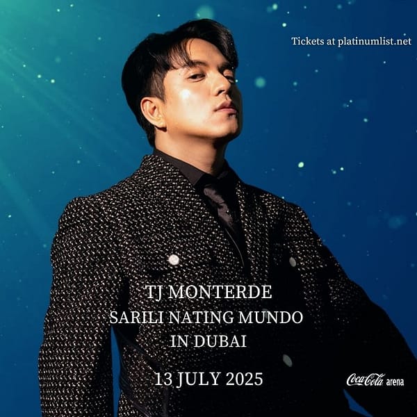 TJ Monterde Sarili Nating Mundo Live in Dubai Filipino Events