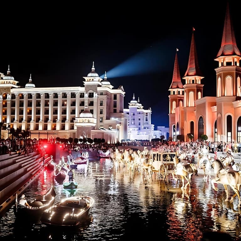 Antalya Land of Legends Night Show Theme Parks