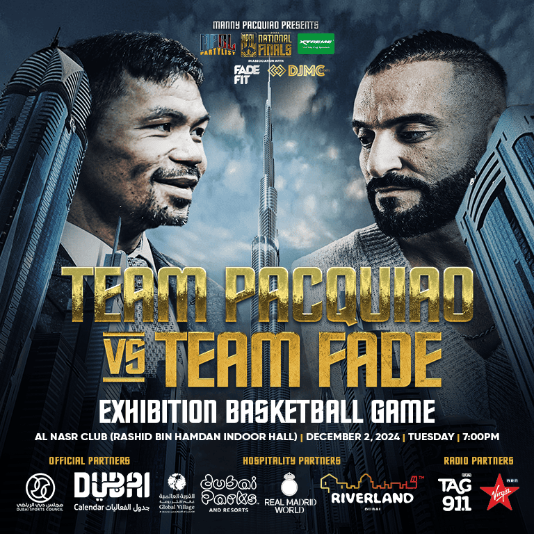 MPBL in UAE - Team Pacquiao vs Team Fade Exhibition Game Sports Events