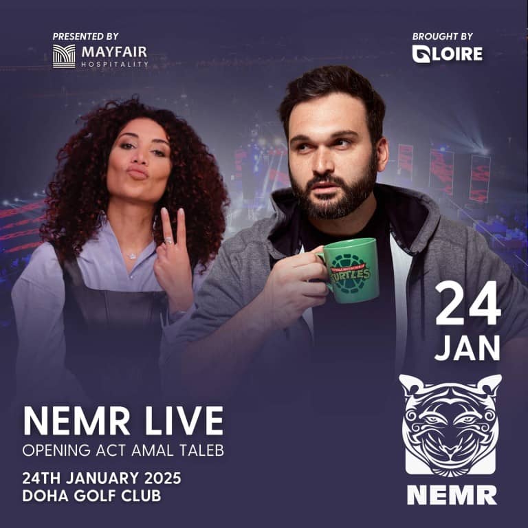 NEMR Live At Doha Golf Club Comedy Events