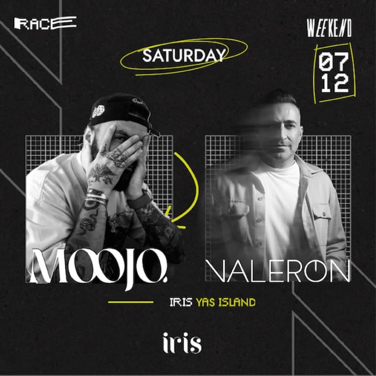 Valeron & Moojo at Iris Abu Dhabi for the Race Weekend After-Party Nightlife