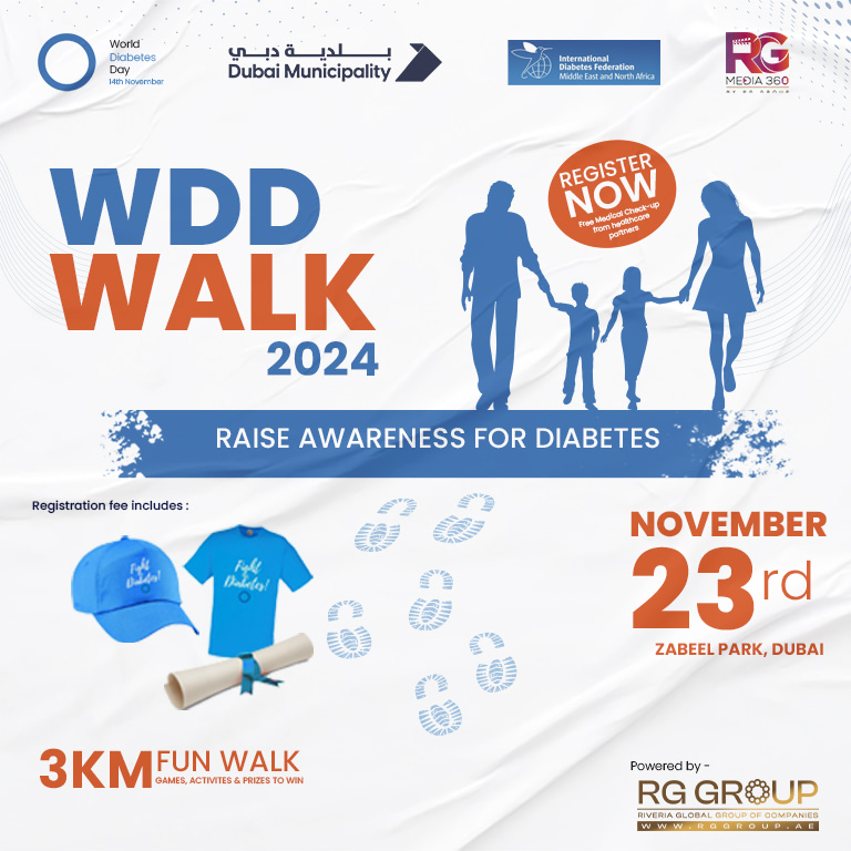 World Diabetes Day Walk 2024 Health and Wellness