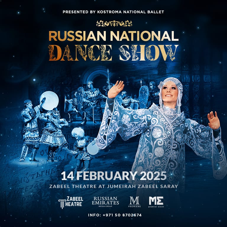 Russian National Dance Show at Zabeel Theatre in Dubai Shows and Theatrical Plays