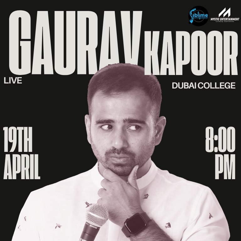 Gaurav Kapoor Live in Dubai Comedy Events