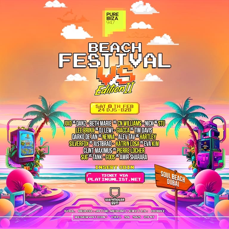 Pure Ibiza 94.7 Beach Festival in Dubai Festival