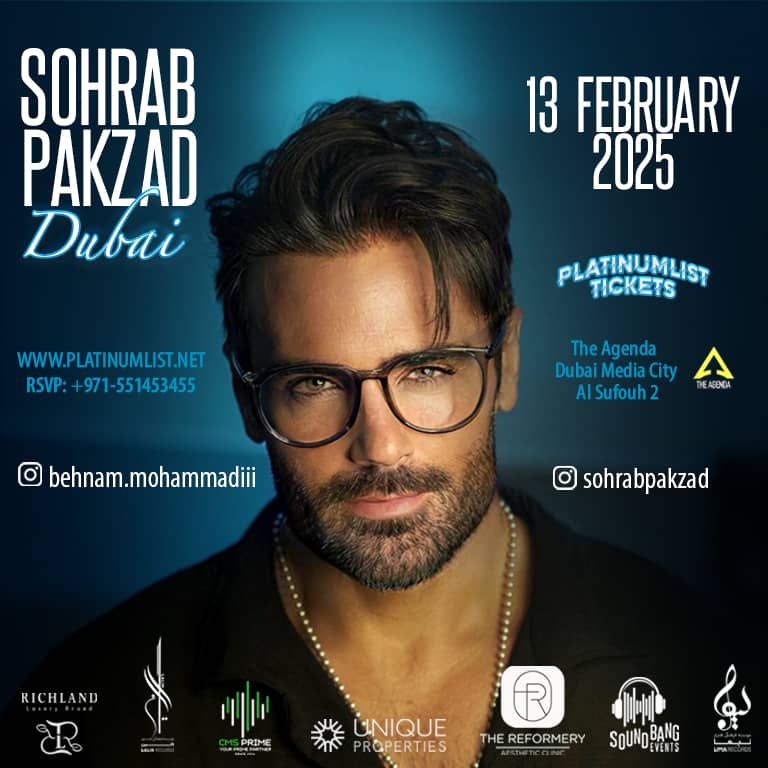 Sohrab Pakzad Live in Dubai - A Night to Remember Concerts