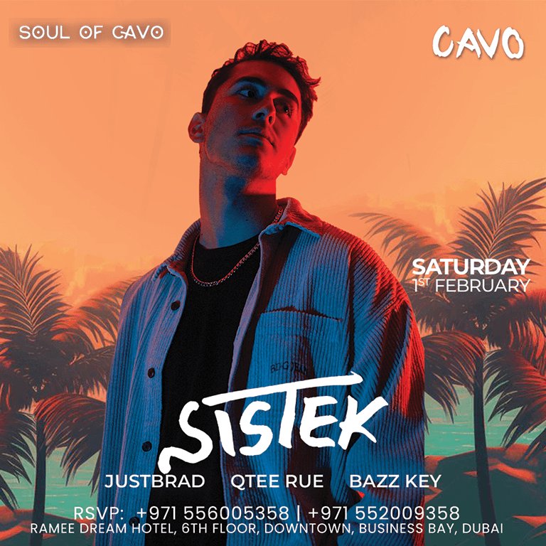 Soul of Cavo Presents Sistek Live in Dubai Nightlife