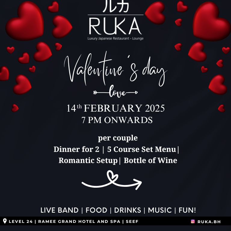 Valentine's Day at Ruka - Ramee Grand Hotel Valentine's Day Recommendations